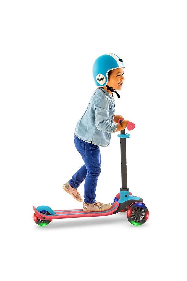 Işıklı Scotti Glow 3 Tekerlekli Kırmızı Scooter - 8