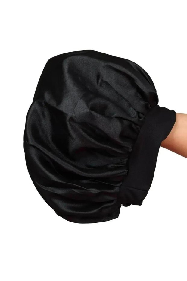 Silk Satin Hair Care and Sleeping Cap Bandana, Washable Shower Cap, Makeup, Food, Hair Cap
