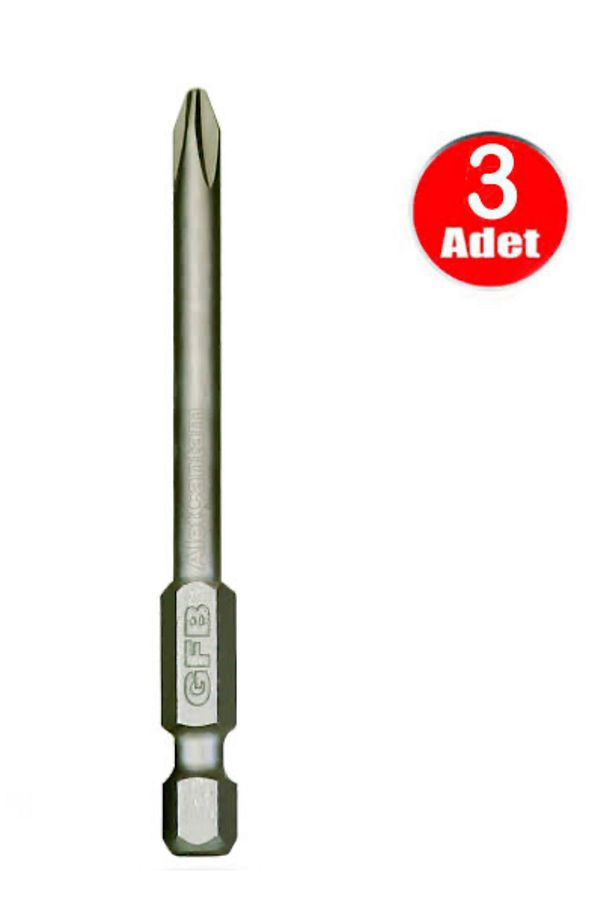 Bits Yıldız Uç Vidalama Matkap Ucu Ph1 x 100mm - 3 Adet - 1