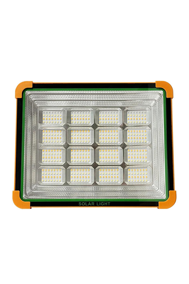 كشاف LED يعمل بالطاقة الشمسية - 336 مصباح LED، 4.2 فولت، شحن USB، خطاف محمول، لوحة قابلة للتعديل بزاوية 180 درجة