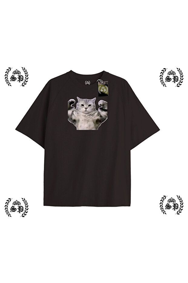 Y2K Funny Printed Black T-Shirt