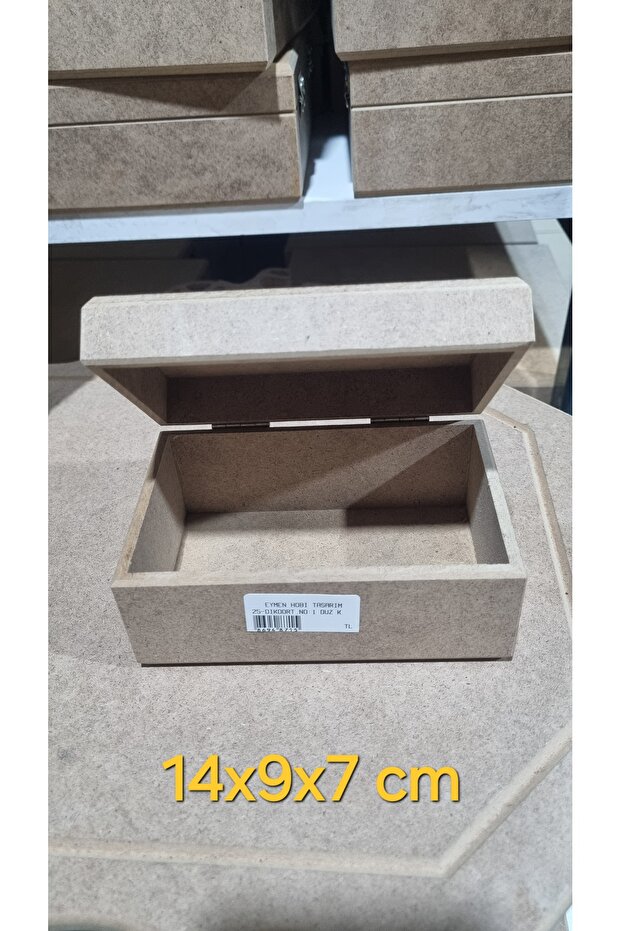 5 Pieces Rectangular Box Small Mdf Wooden Box Gift Memory Keepsake Box Jewelry Buckle Box