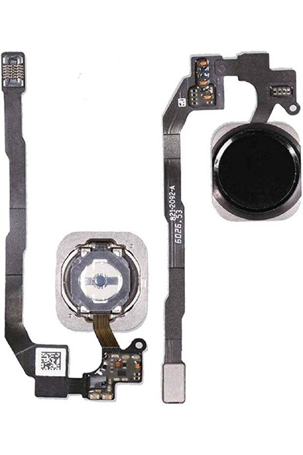 iPhone 5S Home Flex Parmak İzi Flex Siyah - 1