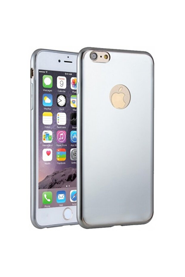 Case for Apple iPhone 7 Plus TPU plated Silver - 1