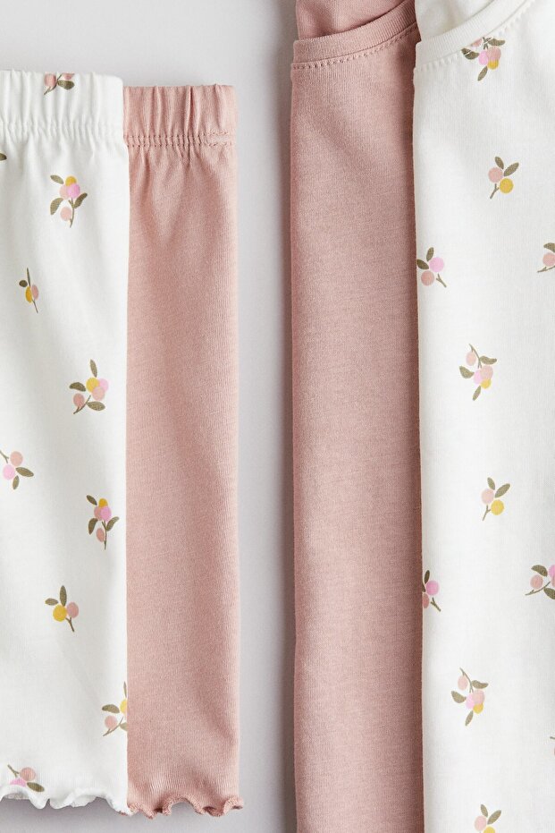 2'li Pamuklu Pijama Takımı - 2