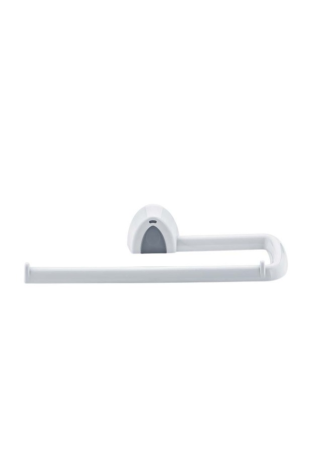 Qlux Paper Towel Hanger Kitchen Bathroom Paper Towel Holder Screw-On Adhesive Paper Towel Holder