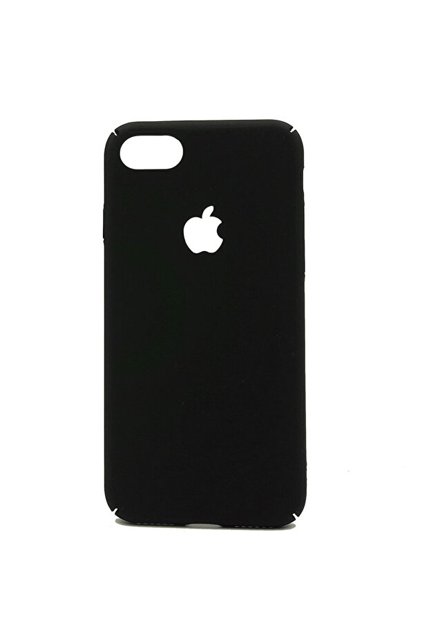 Solid plastic protective cover for iPhone 7, black - 1