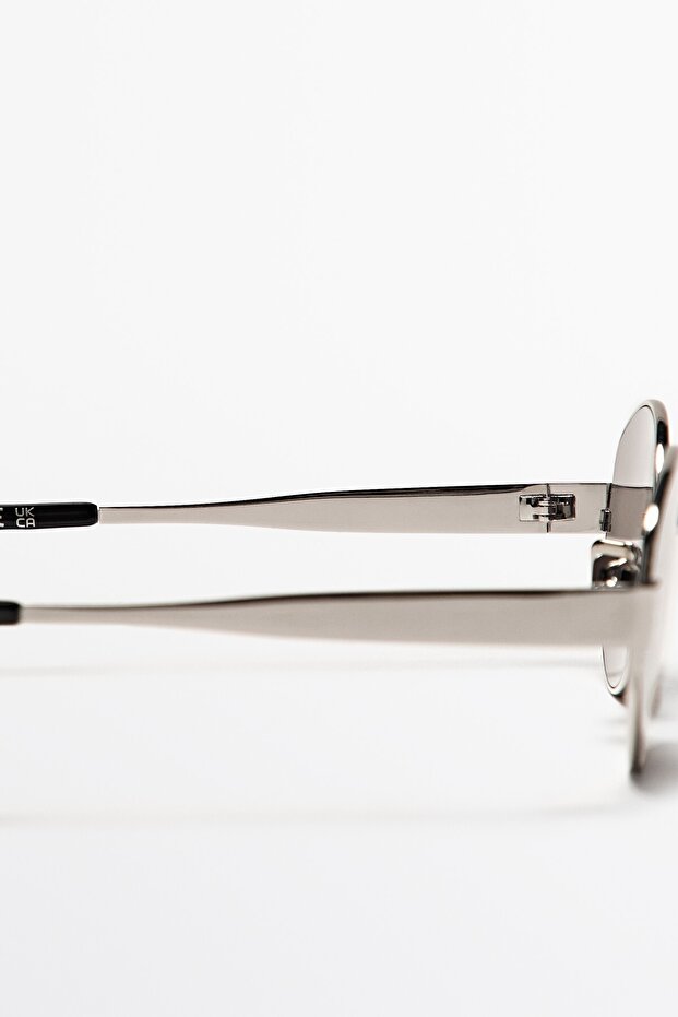 Oval metal güneş gözlüğü - 2