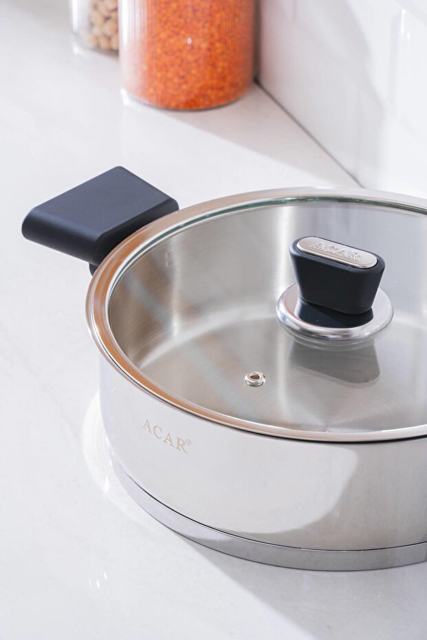 Orkide 16 Parça Çelik Tencere Seti - 6