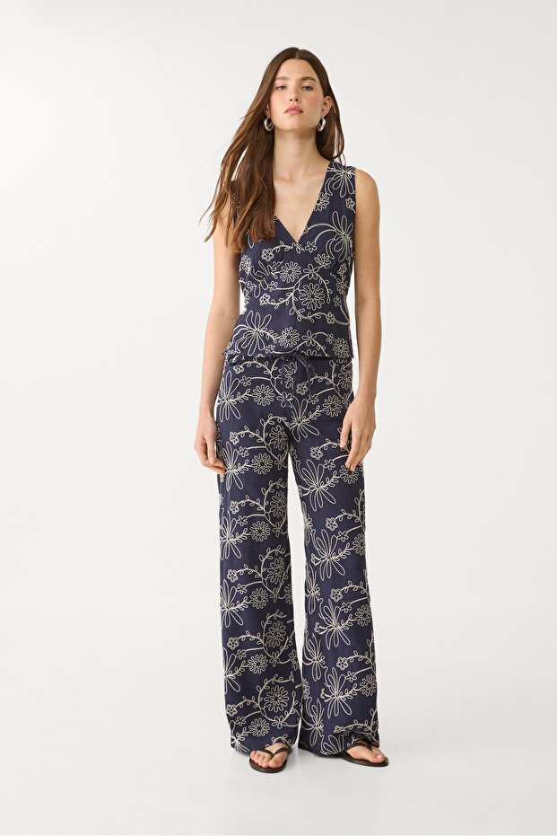 Ketenli işlemeli üst - 2