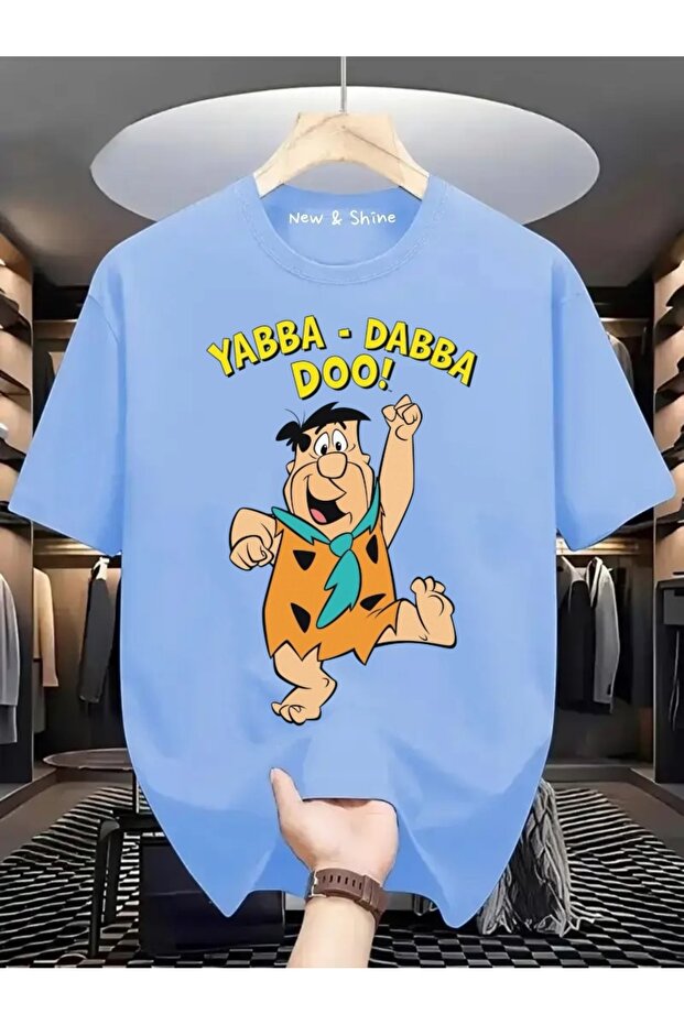 Yabba Dabba Doo Printed Oversize T-Shirt