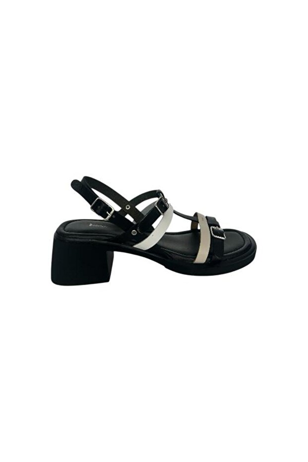 862 Neta-8-1 Women's Khaki Leather Sandals