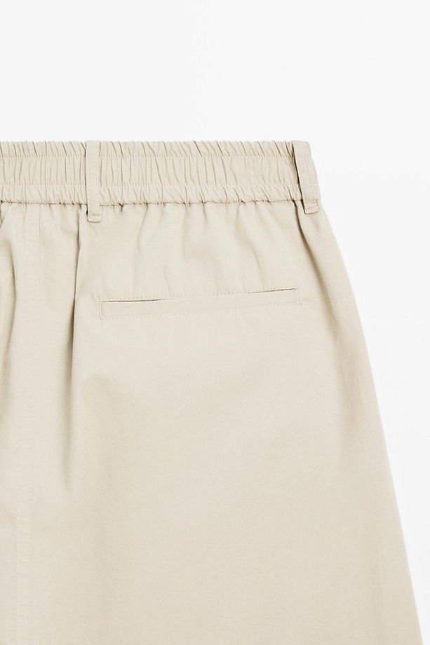 Pamuklu poplin carpenter bermuda şort - 7