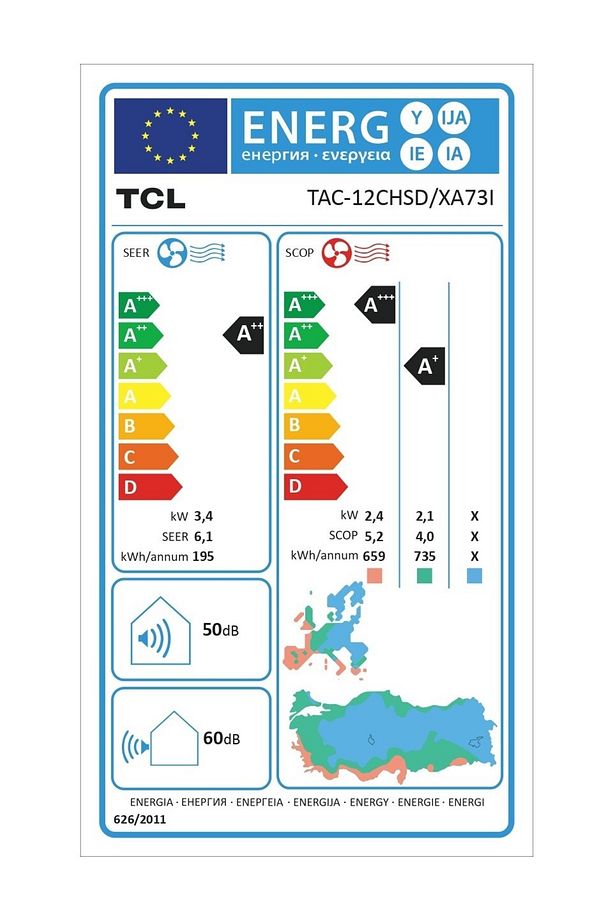 12.000 Btu Duvar Tipi Klima - A Enerji Verimliliği (TAC-12CHSD/XA73I) - 4