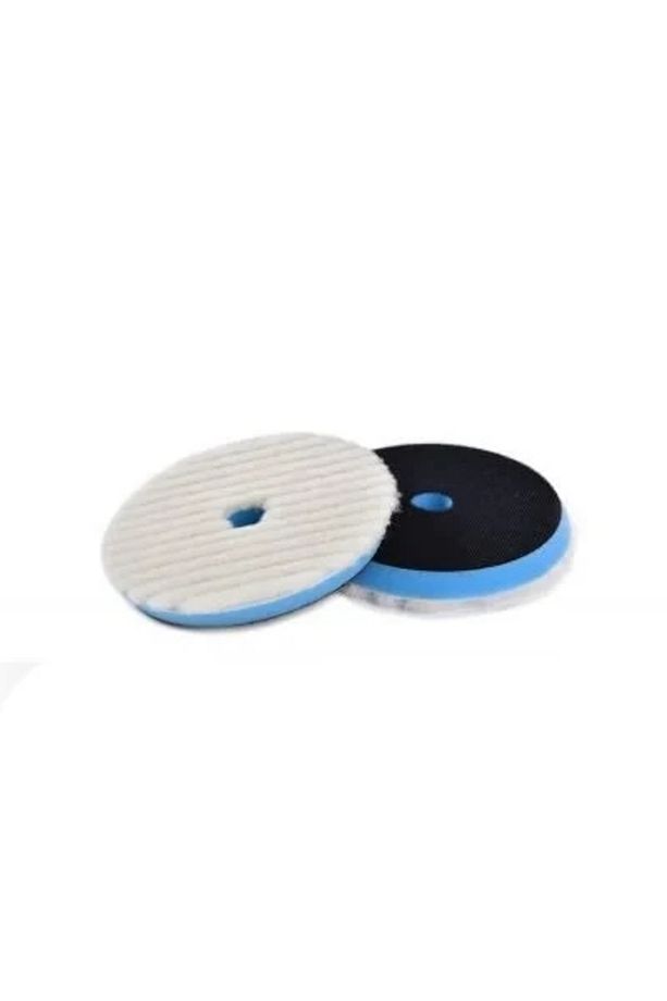 Knitted Wool Pad Mavi Taban Agresif Yün Pasta Keçesi 75/80 MM - 1