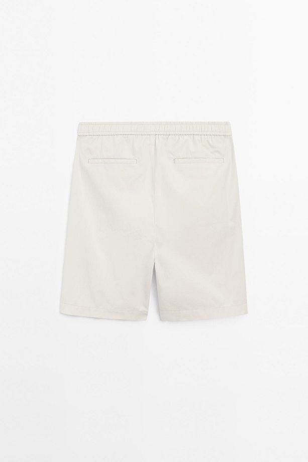 Jogger poplin bermuda şort - 8