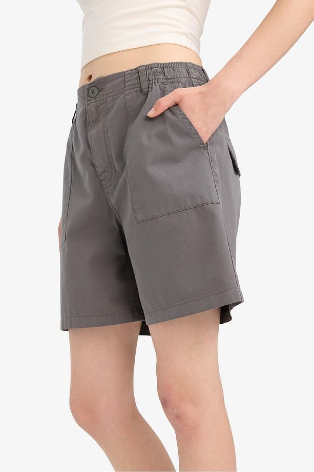 Coool Normal Bel Kısa Paça Gabardin Bermuda Şort F3318ax25sm - 6