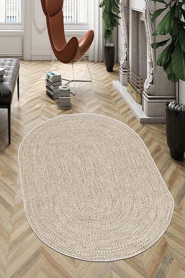 Vizon Halı Makinede Yıkanabilir Kaymaz Taban Salon Halısı - 1