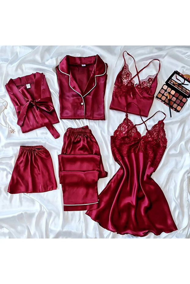 Claret Red 6 Piece Giant Dowry Set 6683