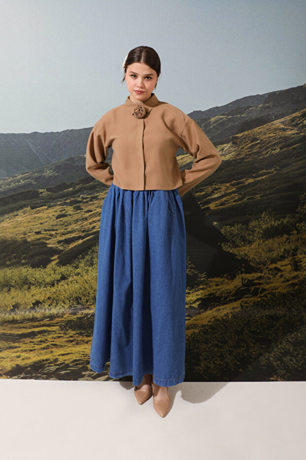 Gül Gömlek Somon - 2