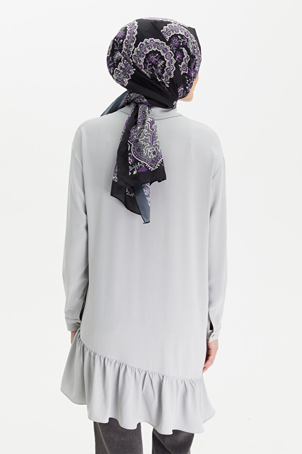 Asimetrik Oversize Tunik - 6