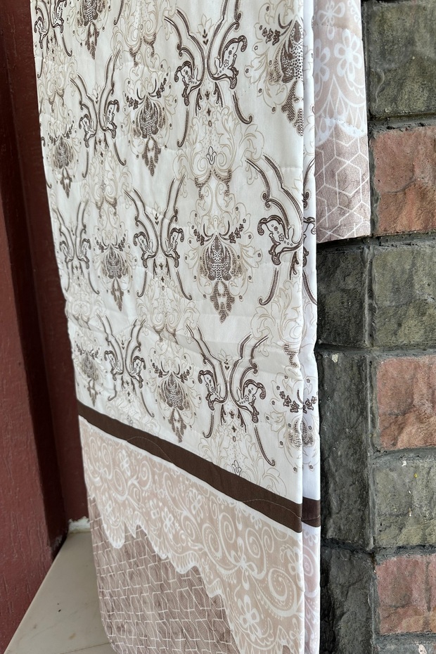 بيكيه مزدوج متعدد الأغراض، بيكيه صيفي، بيكيه منقوش، مفرش سرير (195x220 سم) - 2