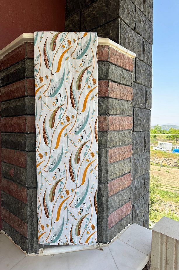 Tek Kişilik Çok Amaçlı Pike, Yazlık Pike, Desenli Pike, Yatak Örtüsü (155x220cm) - 2