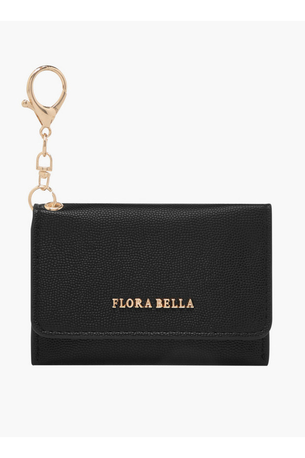 Textured Bi-Fold Cardholder with Hook and Loop - W 0.5 x H 7.7 x D 10.6 cm - 1