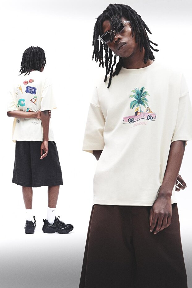 Miami kaplanlı tişört - 1