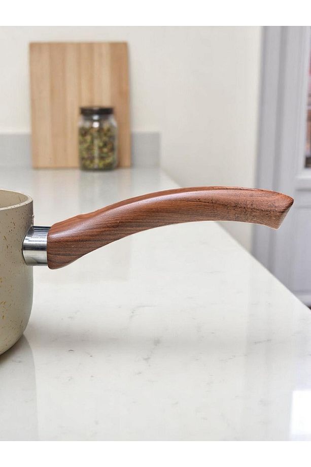 3 Lü Set Özel Granit Kaplama Sütlük Ve Sosluk Olarak 3 Boy Tasarlanmış 3Lü Tencere Seti 12-14-16 Cm - 7