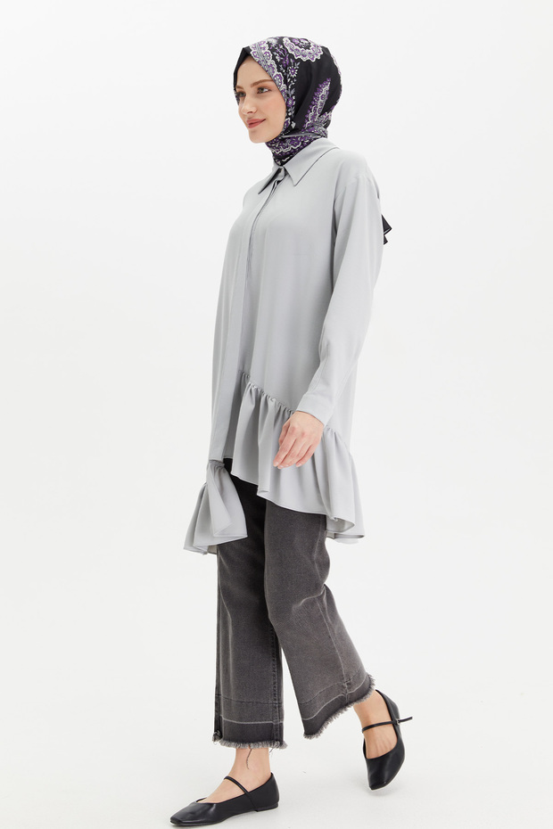 Asimetrik Oversize Tunik - 2