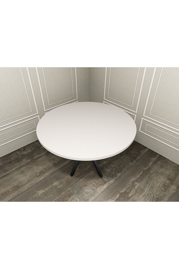 70 cm yuvarlak yemek çalışma cafe bahe balkon masası - 4