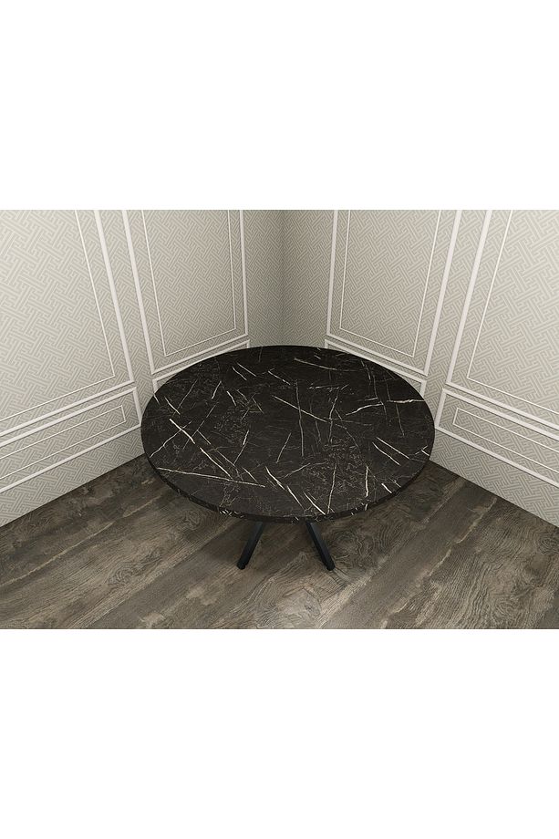 70 cm yuvarlak yemek çalışma cafe bahe balkon masası - 2