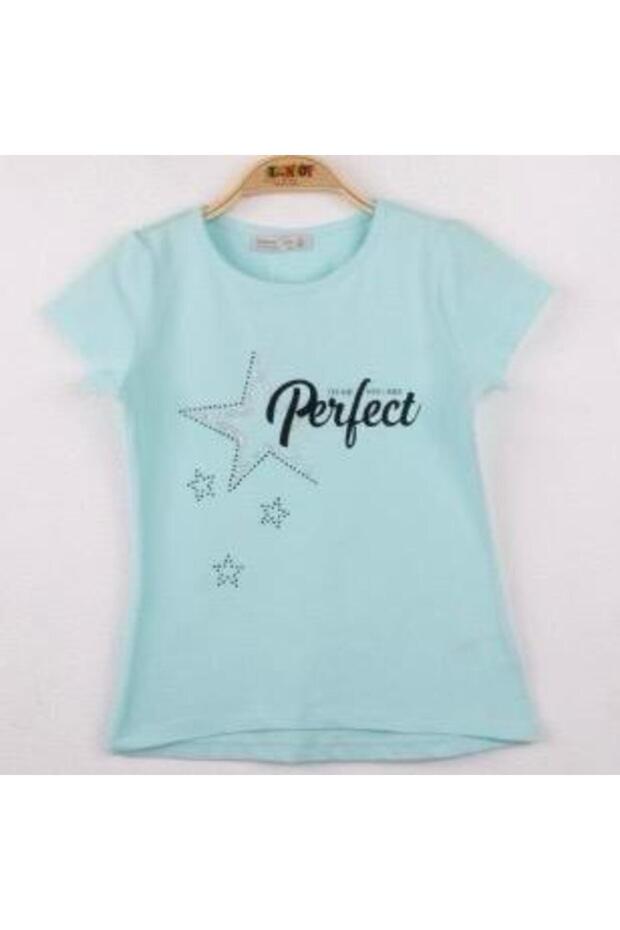 Girl's Perfect Star Printed T-Shirt