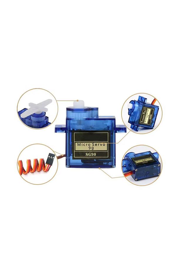 Servo Motor Tower Pro Sg90 RC Uçak, Drone, Araba için Mini Servo - 1