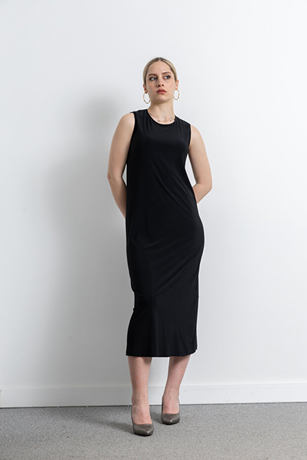 Women's Sleeveless Sandy Long Dress 4051