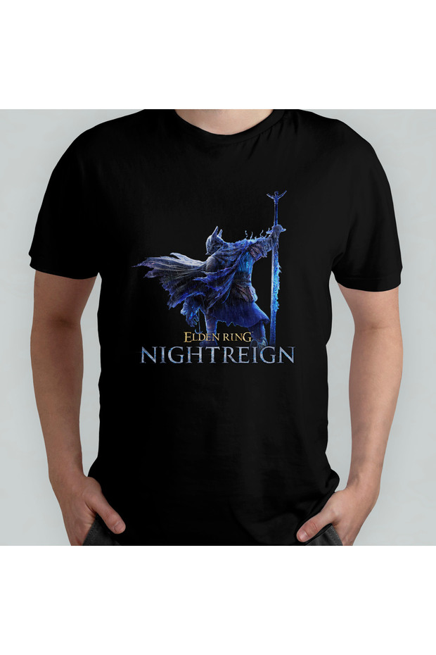 Elden Ring Nightreign Unisex 100% Cotton Crew Neck T-Shirt Model 1
