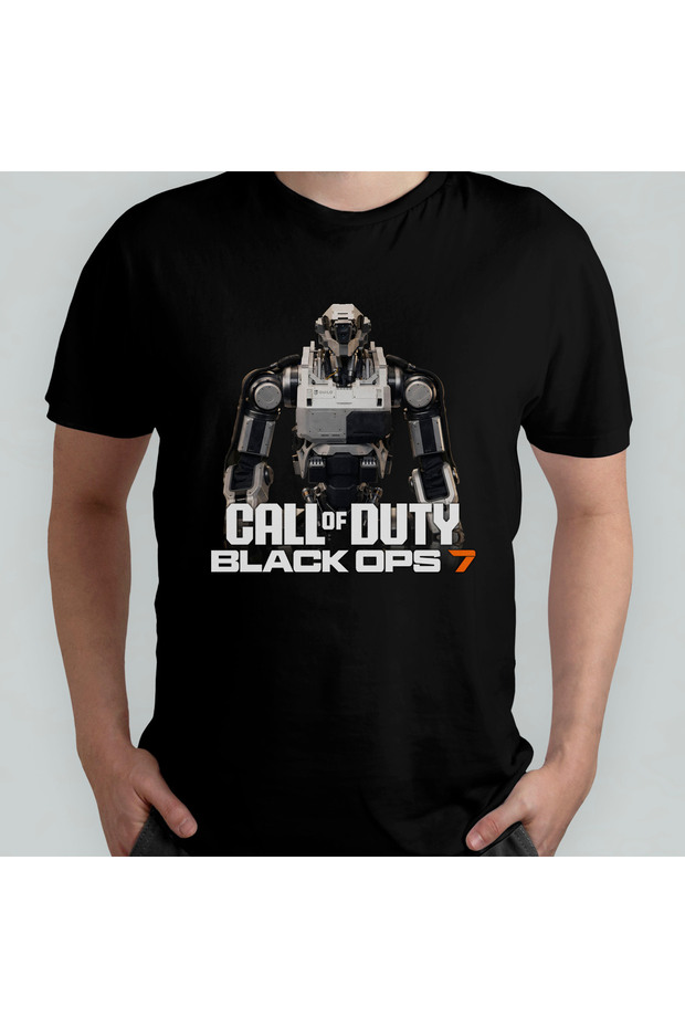 Call of Duty Black Ops 7 Themed Unisex 100% Cotton Crew Neck T-Shirt Model 2