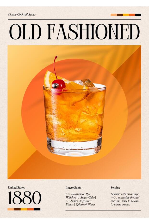 3 lü Kokteyl Poster - 4