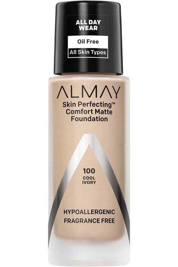 Skin Perfecting Comfort Matte Foundation, Hypoallergenic, Cruelty Free, Fragrance Free - Cool Ivory