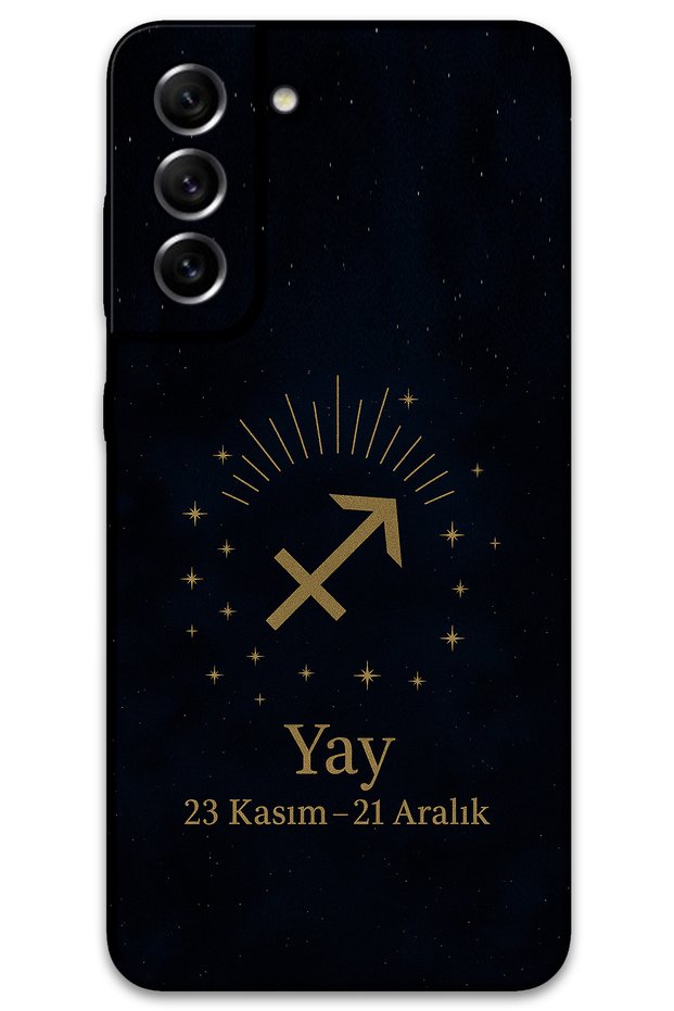 Galaxy S21 Plus Compatible Sagittarius Pattern Phone Case + Screen Protector - 5776