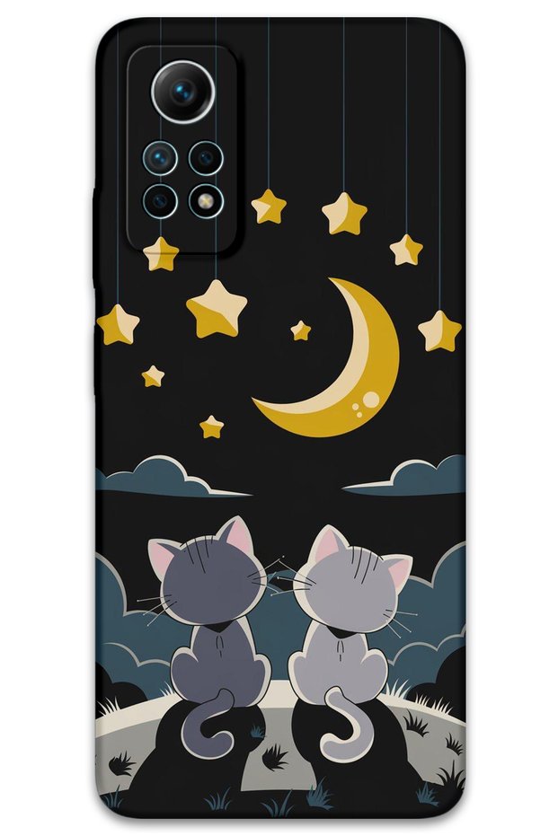 Xiaomi Redmi Note 12 Pro 4g Compatible Cat Pattern Phone Case + Screen Protector - 5809