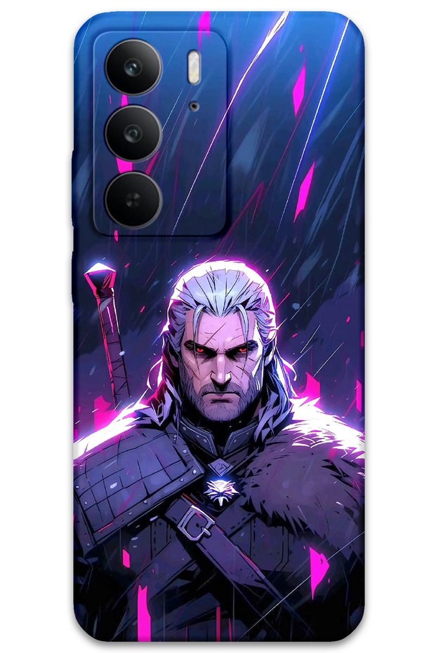Realme C75 Compatible Geralt Pattern Phone Case + Screen Protector - 5826