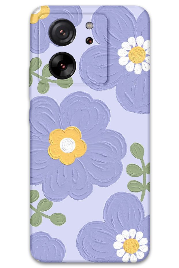 Xiaomi Mi 13t Compatible Flower Pattern Phone Case + Screen Protector - 5799