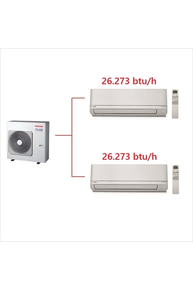 5m Multi Split Klima 24.000 24.000 Btu/h - 2