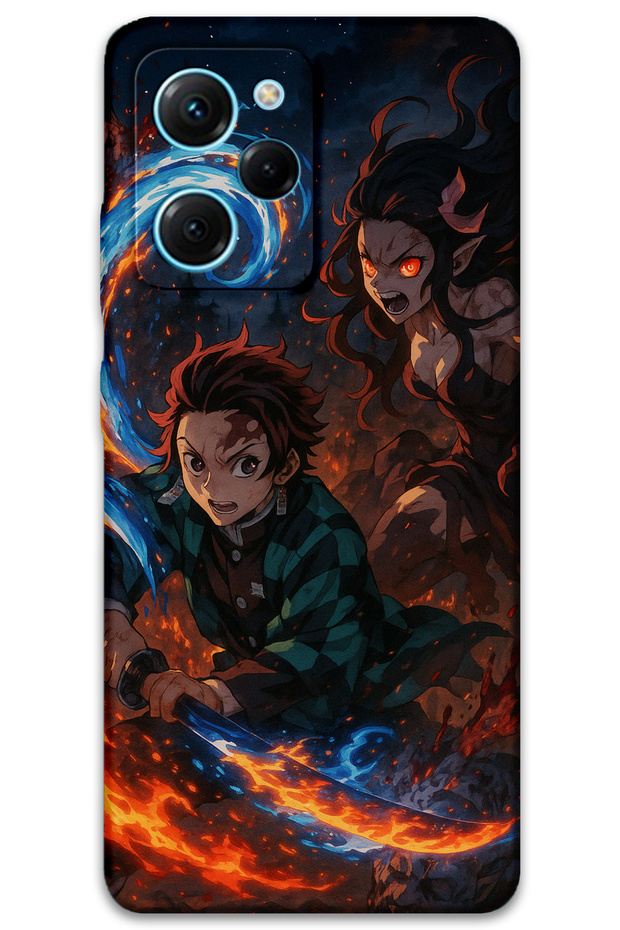 Poco X5 Pro Compatible Anime Patterned Phone Case + Screen Protector - 5745