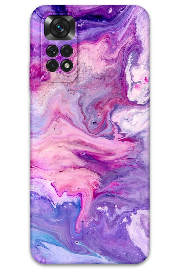 Xiaomi Redmi Note 11 Pro 5g Compatible Marble Pattern Phone Case + Screen Protector - 5813