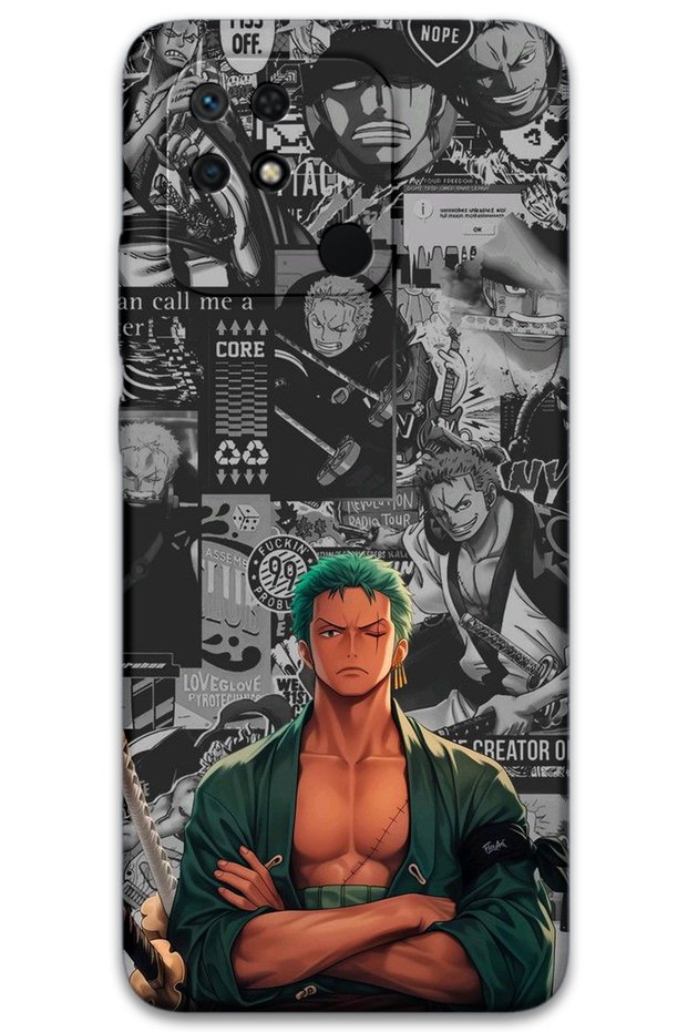 Poco C40 Compatible Anime Patterned Phone Case + Screen Protector - 5756