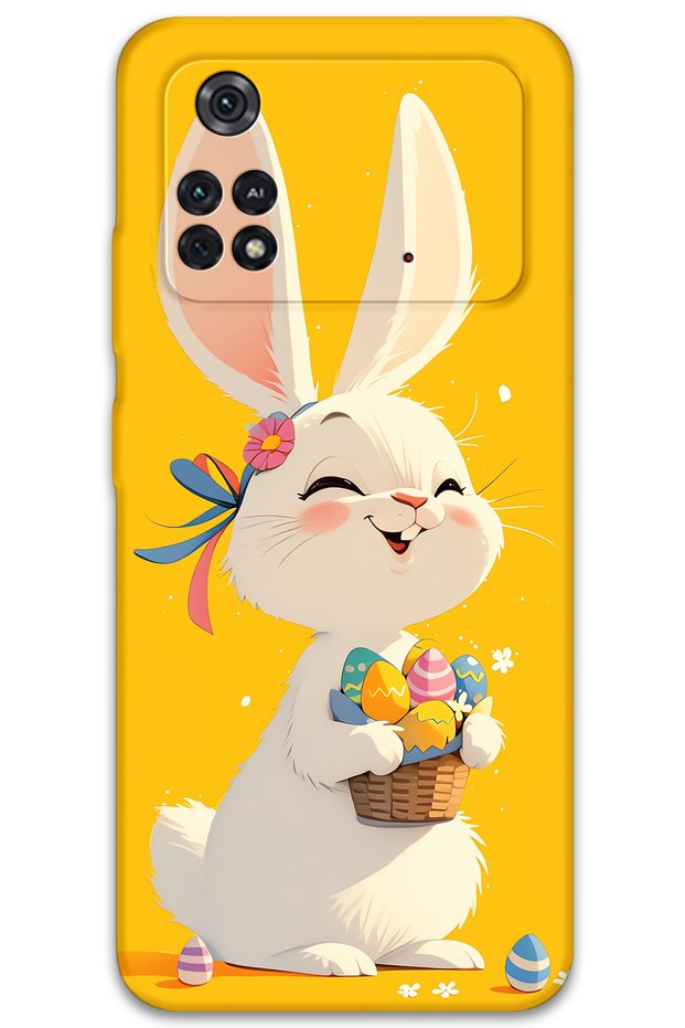 Poco M4 Pro 4g Compatible Rabbit Pattern Phone Case + Screen Protector - 5807