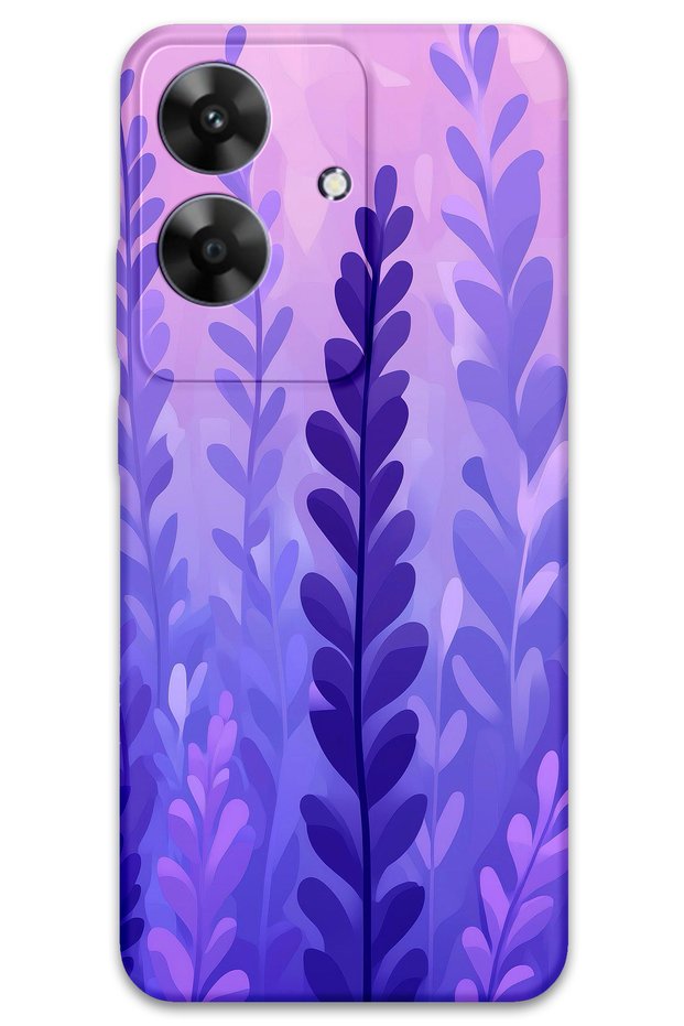 Realme Note 60 Compatible Flower Pattern Phone Case + Screen Protector - 5798